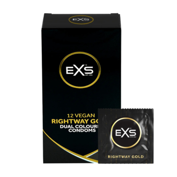 EXS Rightway Gold - Condoms- 12 Pieces