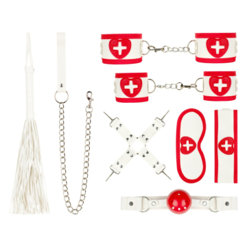 Bedroom Fantasies - Kinky Care - 8 Piece Nurse Set