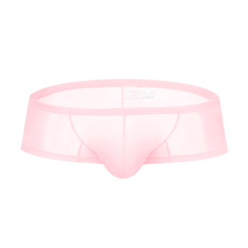Men's Breathable Boxer - Brief Sheer Elegance Quick-Dry Ultra-Soft Pink