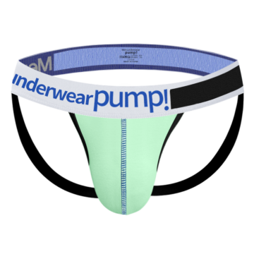 Cotton Mens Fetish Jockstrap Green
