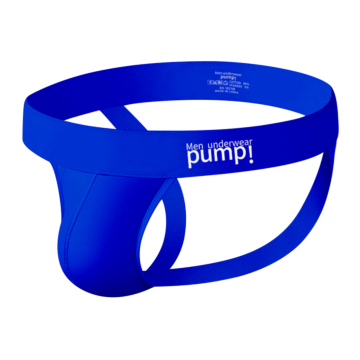 Pump Men's Sexy Cotton  Jockstrap Blue