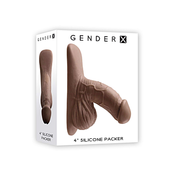 GENDER X 4" SILICONE PACKER DARK
