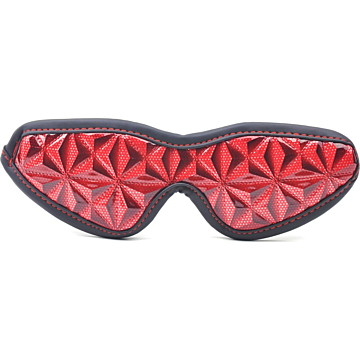 Fetish Embossed Eye Cover Mask Red - BDSM
