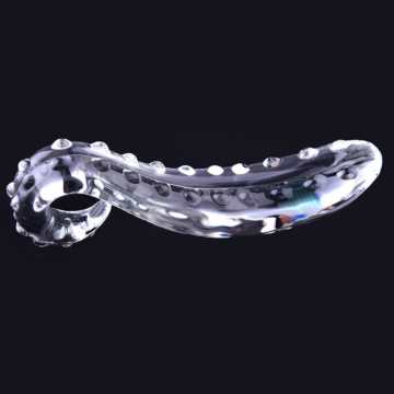 Glass Dildo Tentacle Transparent 15.5 cm