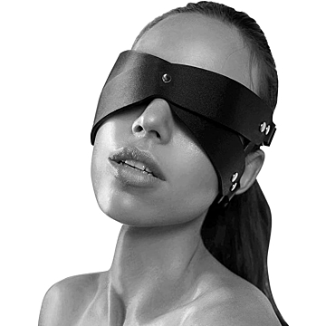 Eye Mask with 2 Faces, Black
