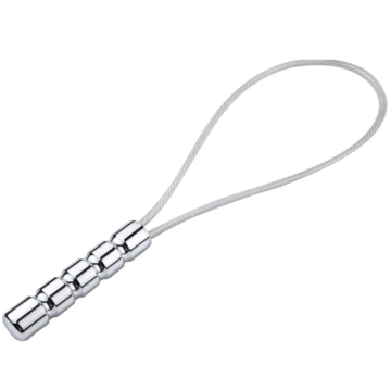 Metallic Tie, Silver, 36.5 cm