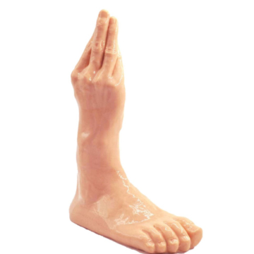 Dildo Fisting Hand Foot, PVC, Natural, 27.5 cm
