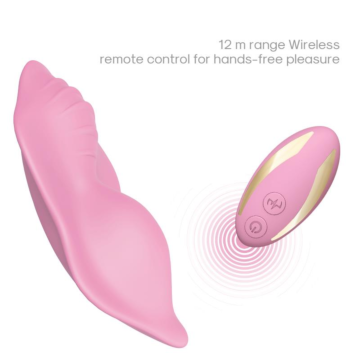 Clitoris Panty Vibrator Whisper (Rechargeable) - Pink - Women's Underwear Vibrator