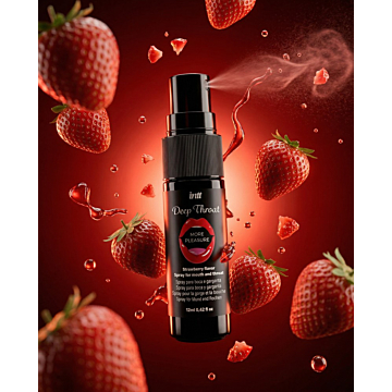 Intt DEEP THROAT SPRAY 12ML - STRAWBERRY