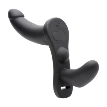 Xr Brands SU Double Take - Penetration - Strap-On Harness - Black