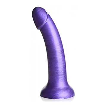 G-Tastic 17,8cm / 7 inch Metallic Silicone Dildo Purple