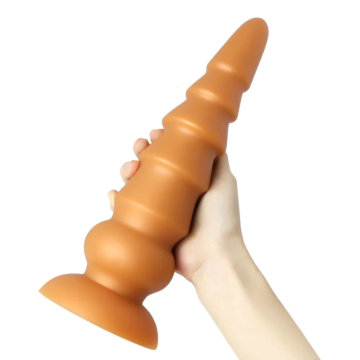 Anal Toys Super Soft Huge Plug Big Butt Gold