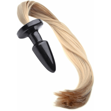 Blonde Pony Tail Butt Plug