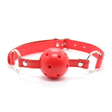 Breathable O Ring Ball Gag Red