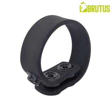 BRUTUS 3 Snap Silicone Cock Strap