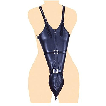 Camisole Strict Leather Zipper