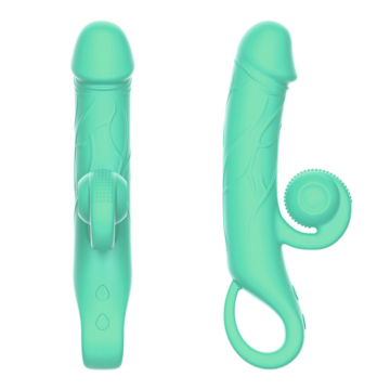 Clit Stimulator & G-spot Rabbit Vibrator Cyan