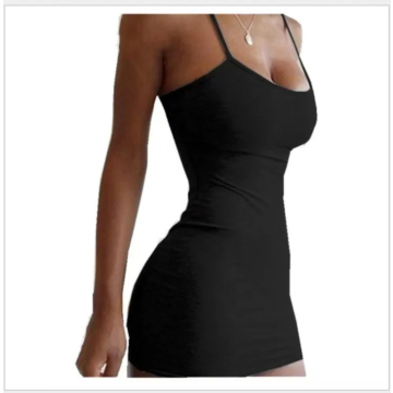 Nightclub Outdoor Mini Black Dress