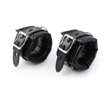 Deluxe Lockable Leather Wrist Cuffs