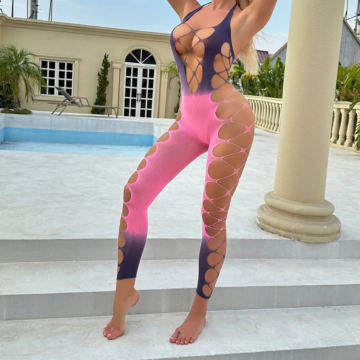 Sexy Hollow Out One Piece Bodystocking os