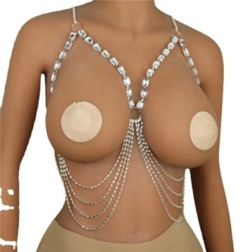 Full Diamond Crystal Body Chain
