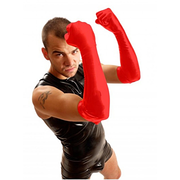 Fist Elbow Gloves Red - Taille