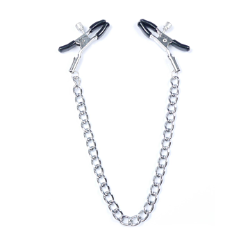 Exclusive Nipple Clamps with Chain No.7 - BDSM Fetish