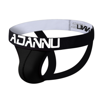 Mesh Jockstrap Underwear Black