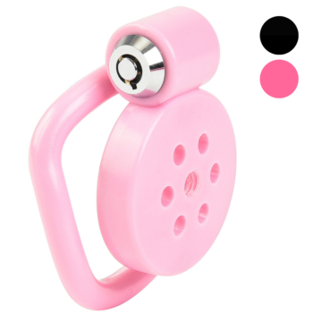 Flat Chastity Cock CageModel Pink