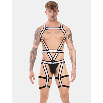 Harness Duo Javed White - Black