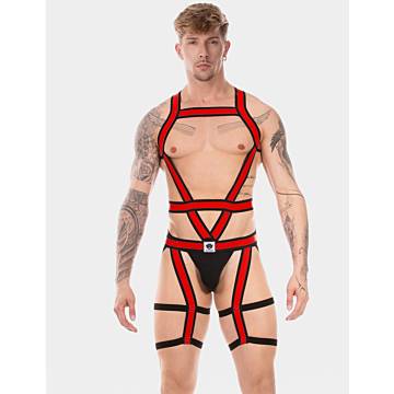 Harness Duo Javed Red - Black