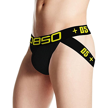 Cotton Jockstrap Mens Underwear Black