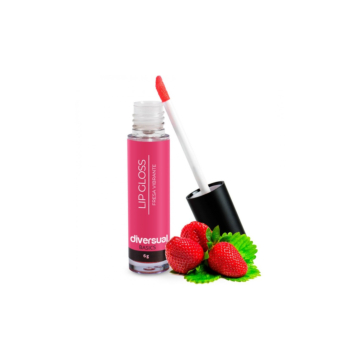 Diversual Vibrant Strawberry Lip Gloss 6g
