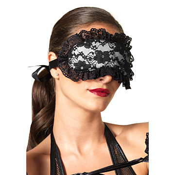Lace & satin eyemask - Leg Avenue