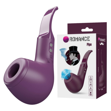 Romance Pipe Suction Pipe Vibrator Purple
