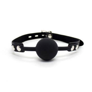 Ball Gag with Block (black)