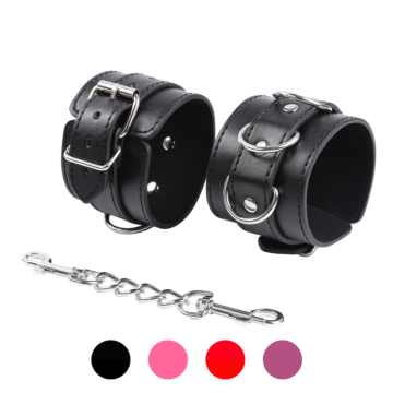 Three D Ring Pin Buckle Type-Wrist Cuffs