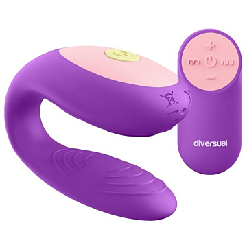 Diversual Omega Couples Vibrator Purple