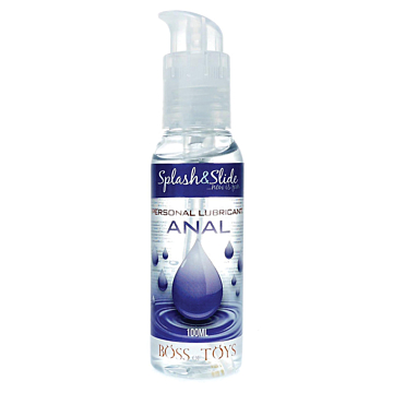Personal Waterbased Anal Lubricant 100ml - Splash & Slide - Erotic Gel