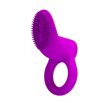 Pretty Love Cobra Silicone Cockring With Clitoral Stimulation