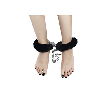 Pink Fluffy Leg Cuffs
