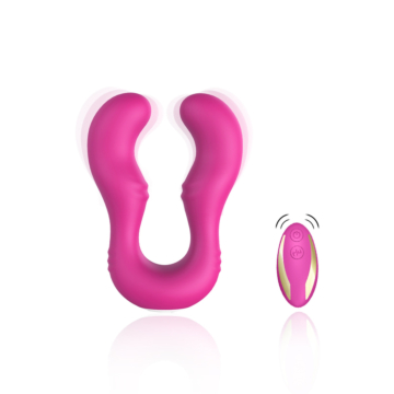 Rechargeable Double Vibrator Seraph Remote - Pink