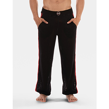 Barcode Berlin Shalvar Pants Leo Black - Red