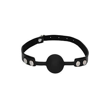 Silicone Ball Gag Black