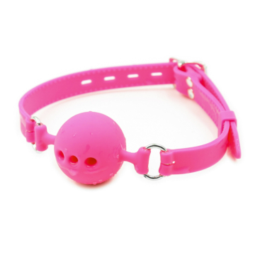 Silicone Breathable Ball Gag Pink S
