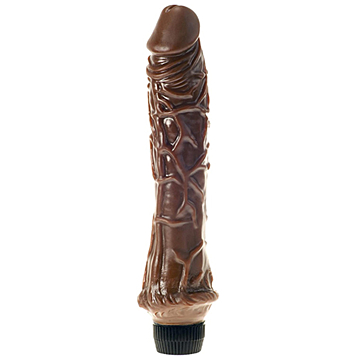 Kinx Thor Realistic Vibrator Brown 8in