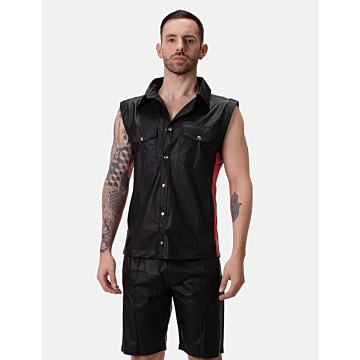 Barcode Berlin Shirt Vest Jolo Black