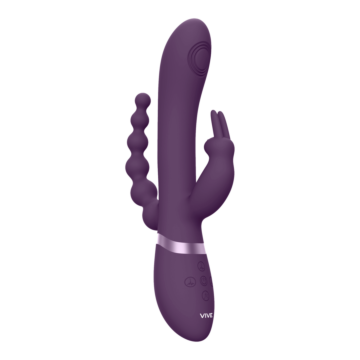 Rini - Pulse Wave & Vibrating Double Penetration Rabbit Purple