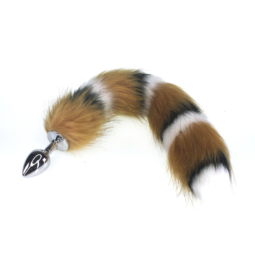 Wild Play Anal Plug – Metal Base with Fox Tail 35cm